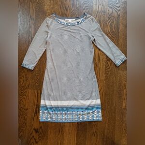 Max Studio patterned geometric tunic style dress - size small